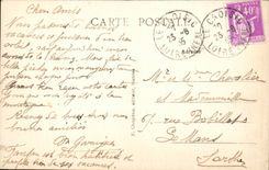 CPA La Baule Seen on the beach taken of the embankment