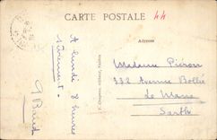 CPA Pornic the castle with Entering of the port