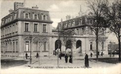 CPA Saint Nazaire the Telegraph and post office building