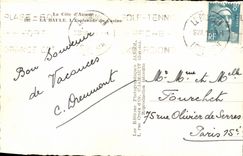 CPA La Baule the esplanade of the casino