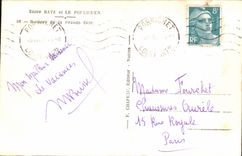 CPA Between Batz and Pouliguen Rocks of the great dimension