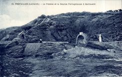 CPA Prefailles die Klippe und die eisenhaltige Quelle hat Quirouard