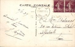 CPA Baule on Sea View of the beach In the distance the point of Pornichet