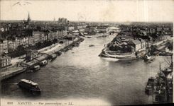 CPA panoramic Nantes Vua