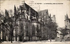 CPA Nantes the cathedral taken of North East
