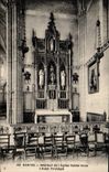 CPA Interior Nantes of the church Sainte Anne the privileged furnace bridge