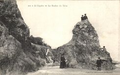 CPA St Nazaire the rock of the lion