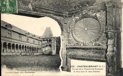 Chateaubriant CPA a corner of the room of François de Foix in the old castle