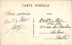 CPA Pouliguen On the dimension Cut in the rocks