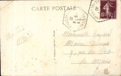 CPA Clisson das Schloss und die Notre Dame-Kirche