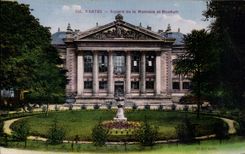 CPA Nantes Public garden of the currency and Museum