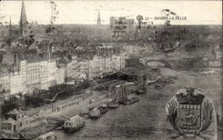 CPA Nantes Beautiful the port Armorial bearings