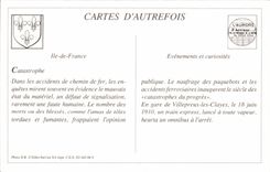 REPRODUCTION the catastrophe of Villepreux Clayes June 18th 1910 a team of workmen is occupied with clearing