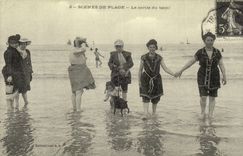 REPRODUCTION Standards and costumes Scenes of beach the exit of the bath Folklore