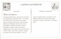 Salies REPRODUCTION of Bearn the ous Piquetalos of Al CArtero Folklore Dances Music