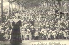 REPRODUCTION Bridge Swallow-hole Festivals of the gorses of gold the theater to the wood of Mour Mrs Borel in scene