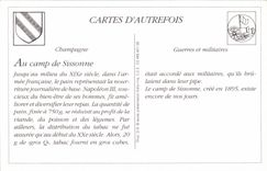 REPRODUCTION Camp of Sissonne Distribution of bread and Militaria tobacco