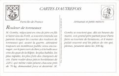 Paris REPRODUCTION the p' tits trades of Paris the merchant of barrels