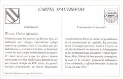 REPRODUCTION Troyes Church St Jean Collapse of the tower and the bell-tower