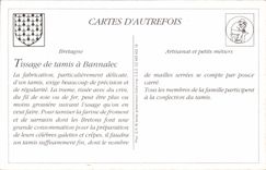 LTissage REPRODUCTION of sieve and screen in a family of Bannalec Craft industry