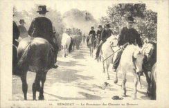 Benodet REPRODUCTION the procession of the horses in Drennec Folklore