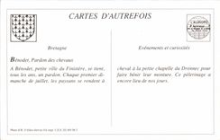 Benodet REPRODUCTION the procession of the horses in Drennec Folklore