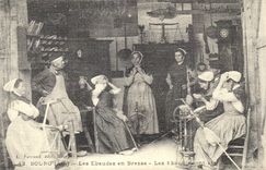 REPRODUCTION ebaudes in Bresse Bour Ain Craft industry Folklore