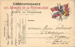 Military chart of frankness Militaria Labouret Vigau