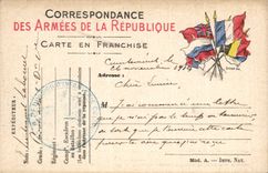 Military chart of frankness Militaria Labouret