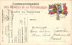 Military chart of frankness Militaria Labouret Larcher Paris