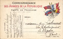 Military chart of frankness Militaria Labouret Vigan Gard