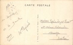 CPA La Baule on sea the beach seen of the embankment