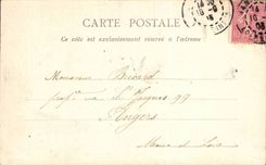 CPA Nantes SainteAnne Staircase of the hundred markets