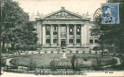 Nantes CPA Public garden of the Currency and Museum