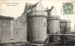 Nantes CPA the castle Main entrance