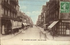 Saint Nazaire CPA Street of Nantes