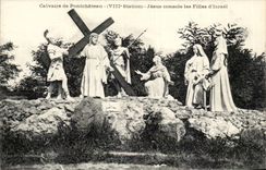 CPA Calvaire of Pontchateau Jeuss comforts the girls of Israel