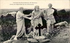 CPA Calvaire of Ponchateau Jesus is skin of his clothing