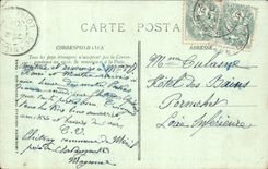 CPA Nantes the bridge of the rotunda and the castle