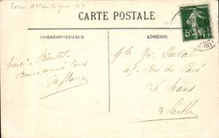 CPA Nantes the course Saint Andre and the place Louis XVI