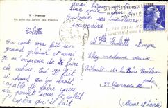 CPA Nantes a corner of the botanical garden