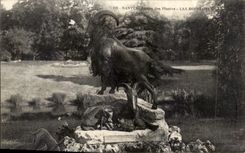 Nantes CPA Botanical garden moufflons