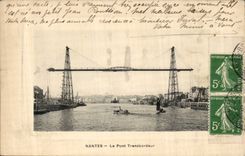 CPA Nantes the bridge transbodor