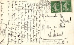 CPA Nantes the public garden of the castle the Turret