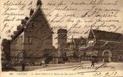 CPA Nantes the Dobree Museum and the house of the duke Jean V