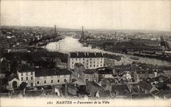 CPA Nantes Panorama of the city
