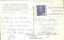 CPA Nantes Castle of the Dukes ditches