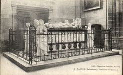 CPA Nantes Cathedral Tomb of the Carmelite friars