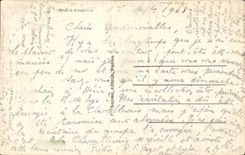 CPA Nantes Madonna Grandchamps der Brunnen-Statue alt von der Jungfrau