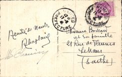 CPA Nantes the public garden of the currency and the museum of natural history